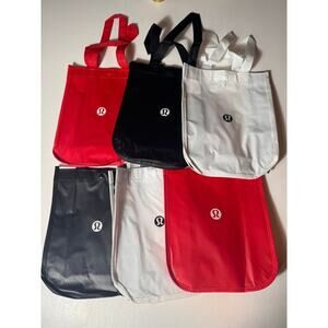 NWOT‎ Lululemon bundle of 6 Reusable Tote Bags